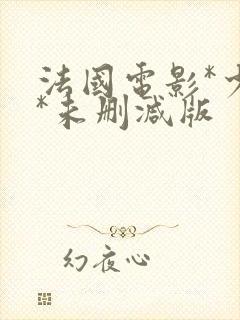 法国电影*少女*未删减版