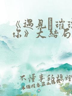 《遇见·璀璨的你》大结局