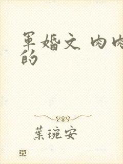 军婚文 肉肉多的