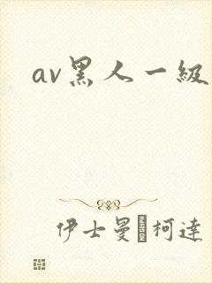 av黑人一级片