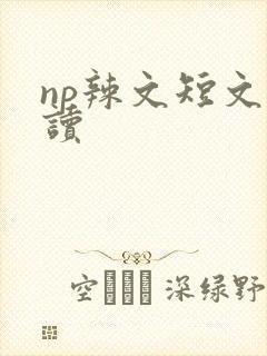 np辣文短文阅读