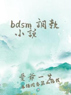 bdsm 调教 小说