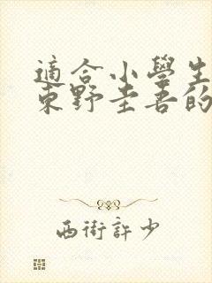 适合小学生看的东野圭吾的书