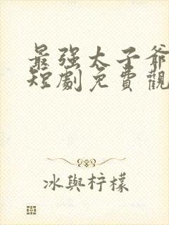 最强太子爷90短剧免费观看