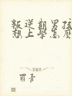 叛逆期男孩子不想上学怎么办