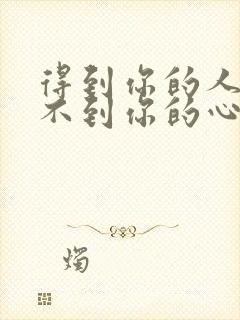 得到你的人却得不到你的心歌词