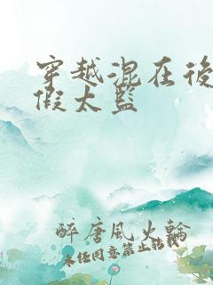 穿越混在后宫的假太监