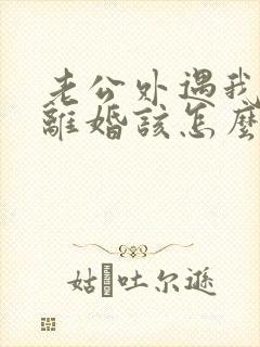 老公外遇我不想离婚该怎么做