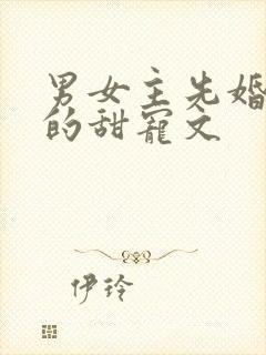 男女主先婚后爱的甜宠文