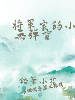 将军家的小娇娘 无弹窗