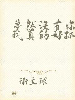 梦然没有你陪伴我真的好孤单 原唱