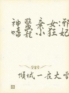 神医弃女:邪王嗜宠小狂妃
