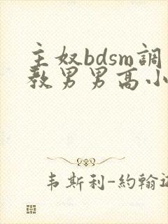 主奴bdsm调教男男高小说