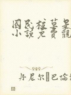 国民校草是女生小说免费观看