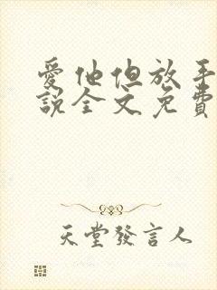 爱他但放手了小说全文免费阅读