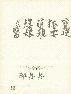 《爆萌狐宝:神医娘亲要逆天》