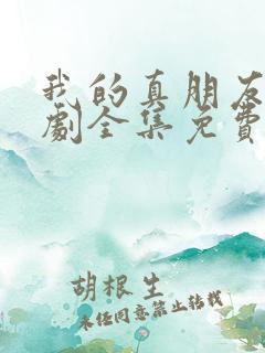 我的真朋友电视剧全集免费观看