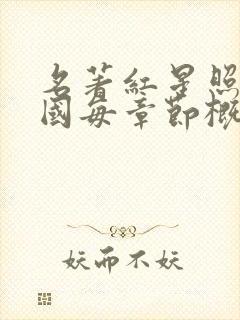 名著红星照耀中国每章节概括