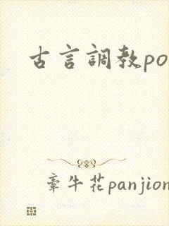古言调教po文