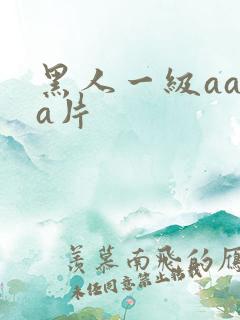 黑人一级aaaa片
