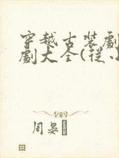 穿越古装剧电视剧大全(从小说改编)