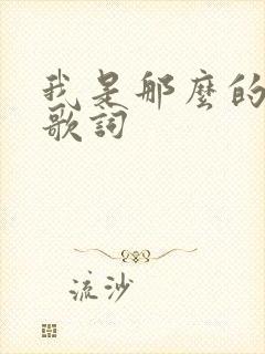 我是那么的爱你歌词