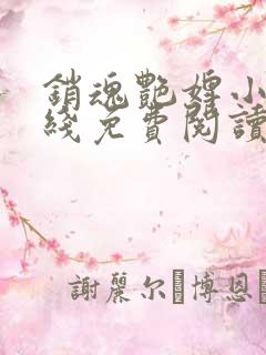 销魂艳婢小说在线免费阅读