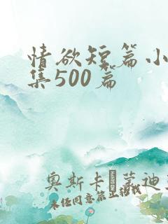 情欲短篇小说合集500篇