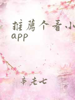 推荐个看小说的app