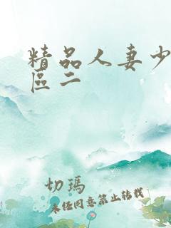 精品人妻少妇一区二