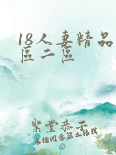 18人妻精品一区二区