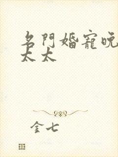 名门婚宠晚安赫太太