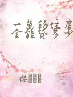 一万的住房公积金能贷多少