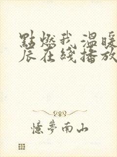 点燃我温暖你星辰在线播放免费