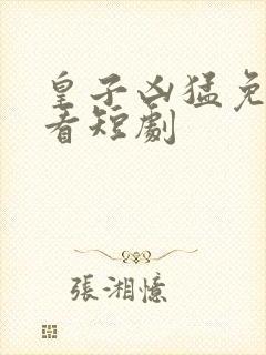 皇子凶猛免费观看短剧