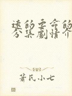 远的要命的爱情分集剧情介绍