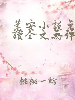 叶安小说免费阅读全文无弹窗