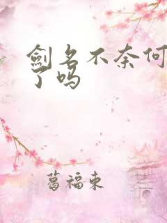 剑名不奈何完结了吗