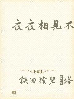 夜夜相见不识君