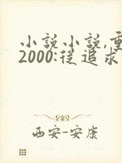 小说小说,重生2000:从追求青涩校花同桌开始