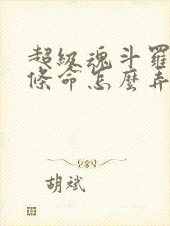 超级魂斗罗30条命怎么弄