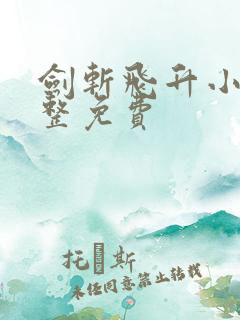 剑斩飞升小说完整免费