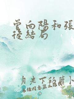 曾向阳和张闹最后结局