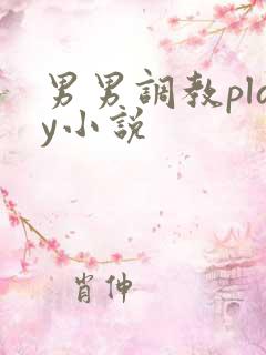 男男调教play小说