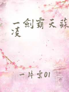 一剑霸天苏信赵凌