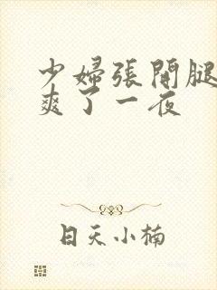 少妇张开腿让我爽了一夜