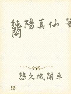 纯阳真仙 笔趣阁