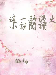这一秒过火原著小说阅读