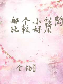 哪个小说阅读器比较好用