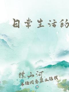 日常生活的日记